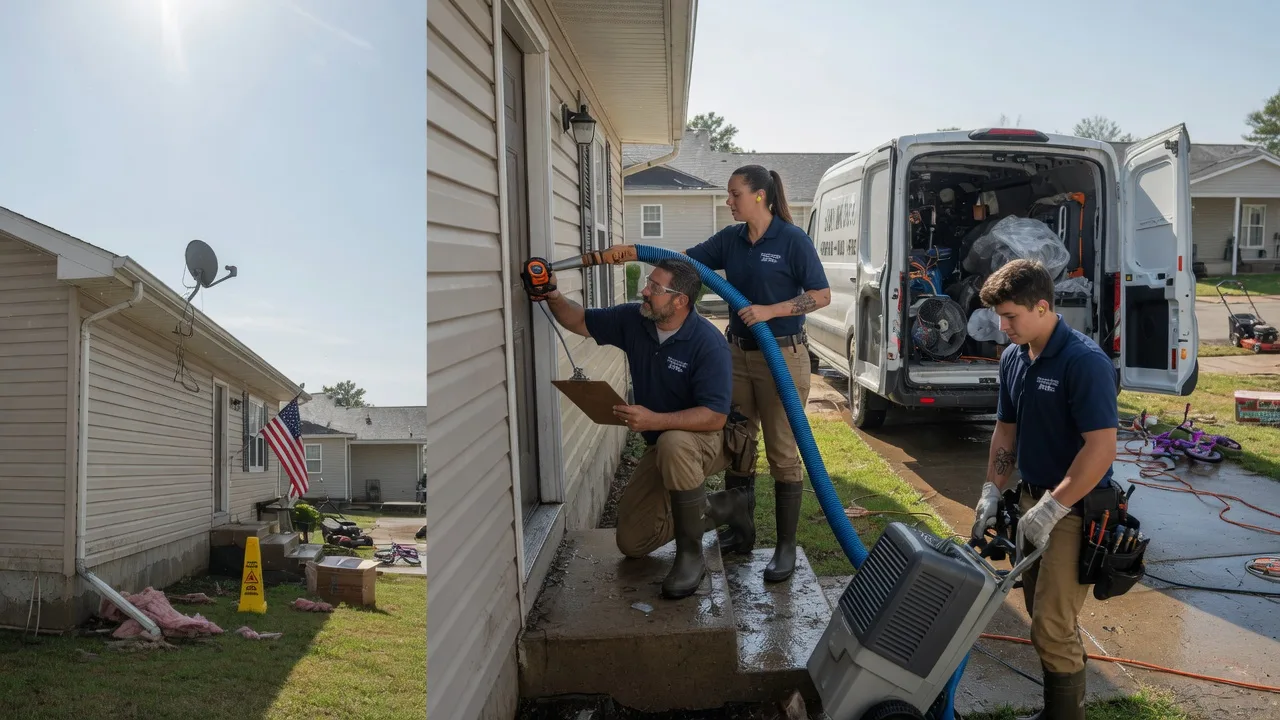 Ceiling Water Damage Restoration in Ellenboro, NC near me